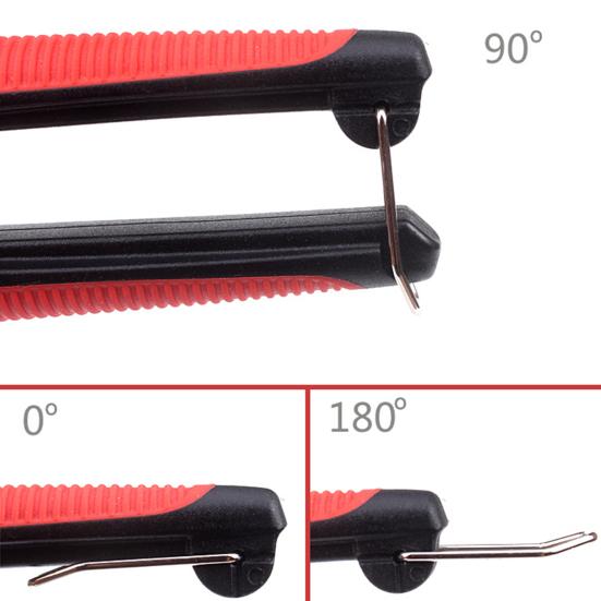 Ножницы для обрезки с острым лезвием, зубчатый край, предохранительный замок, пружина отскока, эргономичные ножницы для обрезки с заостренной головкой, товары для дома