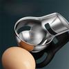 Stainless Steel Egg Yolk Filter Professional Egg White Divider Egg Yolk Separator Spoon  Household