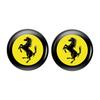 5.5СМ F-Ferrari-F Логотип Автомобиля Наклейка на Руль Декоративная Наклейка для Ferrari Roma 488 Portofino Spider SF90 F8 Competizione