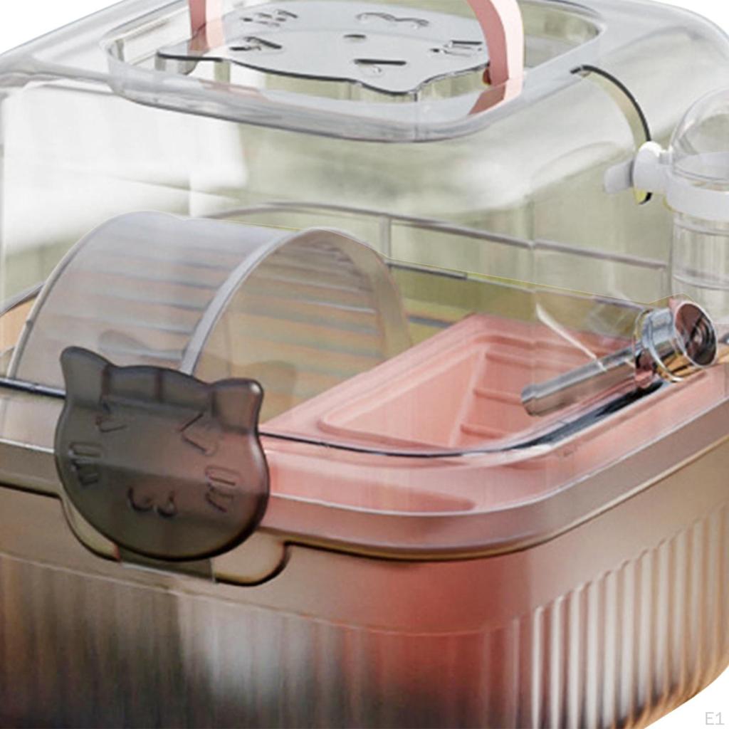 Компактный контейнер для хомяка для мелких животных Идеальный для путешествий