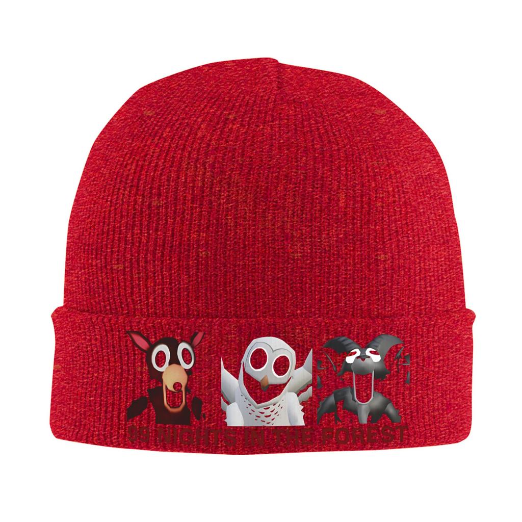 99 Nights in the Forest Knit Hat  Beanie Hats Hippie Elastic Unisex Adult Bonnet Hats Autumn Winter Funny Caps Gift