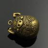Chinese Style Small Brass Bell Car Key Pendant Cartoon Pig Bell Pendant