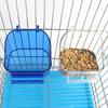 Hanging Cage Accessories Plastic Pet Shower Parrot Bathtub Bird Bath Cage Birdbath Bathing Box