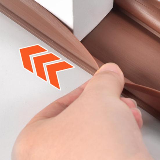 1М Уплотнительная лента для низа двери Подметание под дверью Уплотнитель от непогоды Свето-шумоизоляция Пылезащита Ветрозащита Стопор для двери Лента-заполнитель зазора под дверью