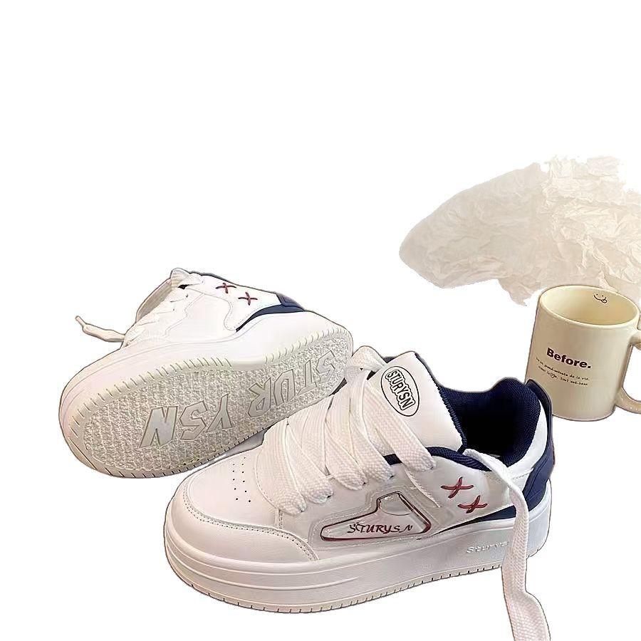 Гонконгский стиль, нишевый дизайн, чувство, звездные кеды, инс супер огонь, толстая подошва, универсальные, спортивные, повседневные, нравственное воспитание, дети