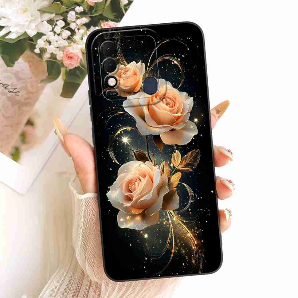 6.52" Для Tecno Spark 8 KG6 KG6k Силиконовый Чехол Ударопрочный Мягкий Чехол для Телефона Для Tecno Spark8 Spark 8 Защитный Корпус