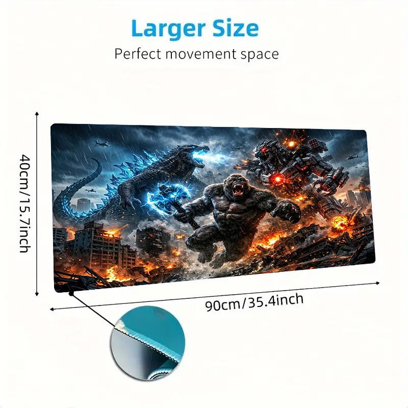 Super Kong Color Mouse Pad Large Gaming Table Cushion Non-slip Laptop Tablet Big Mousepad XXL Mat Mini PC Playmat With Lock edge
