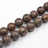 Snowflake Obsidian Alabaster 4-12mm Natural Stone Beads Round Spacer Beads Diy Beads for Jewelry Making Bracelet Fashion Accessories