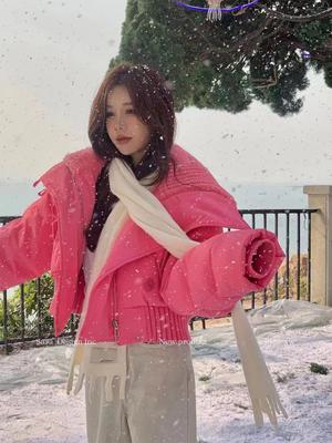 Женская вязаная куртка-пуховик с высоким воротником для миниатюрных женщин - Модное уличное пальто из пуха белой утки