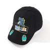Breathable Baseball Hat Cartoon Dinosaur Peaked Cap Cute Duck Tongue Hat  Kids