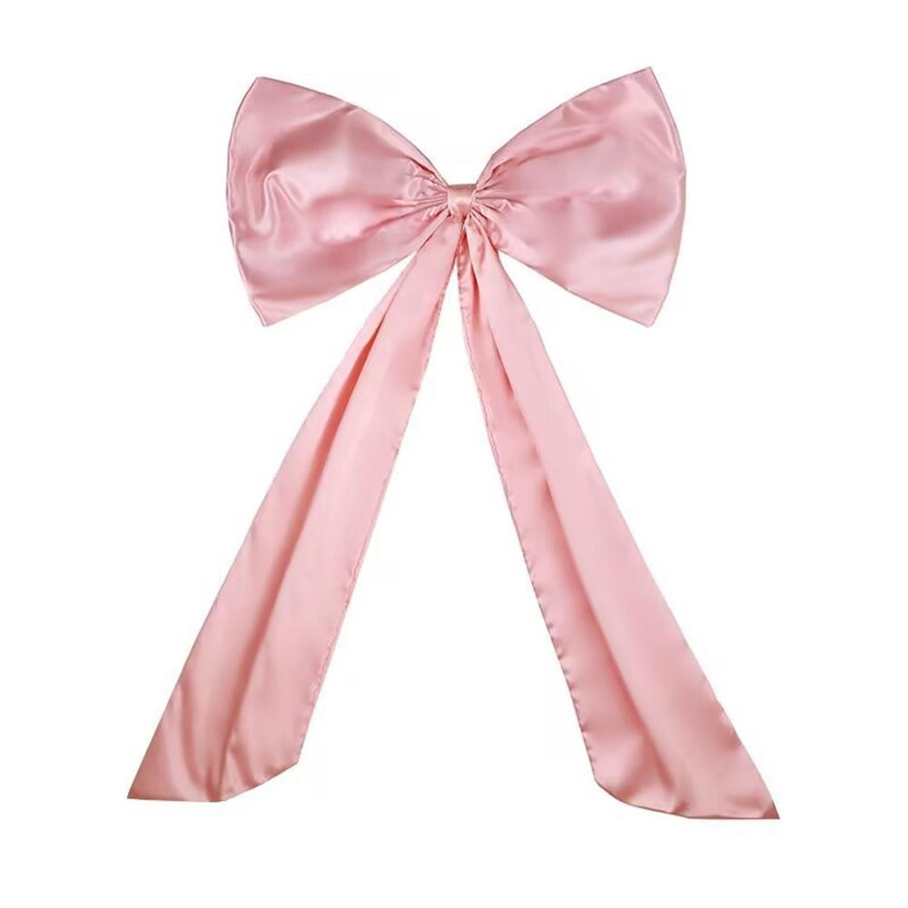 Кокетливый большой атласный бант для украшения стены, фон для вечеринки по случаю дня рождения