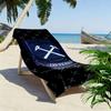 WHUFC logo Print Beach Towel, Large Soft Quick Dry Towel for Beach Camping Swimming