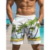 Cocoanut Trees 3D Printed Beach Shorts Palm Tree Graphic Board Shorts for Summer Harajuku Hawaiian Cool Swimming Trunks