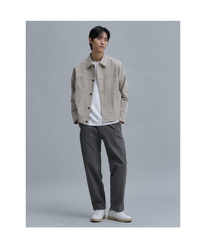 SHIFT.G Хлопковые брюки с garment-dyeing Цвет: Пепельный