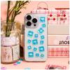 New Hot 3D Sanrio Hello Kitty square sticker, anime style, suitable for DIY mobile phone decoration, rhinestone decal, gift