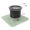 30X LED Scale Loupe Illuminated Magnifier with 6 White 3 UV Lights Rechargeable Magnifying Glass Interchangeable Reticle Scale for PCB Jewelry   St