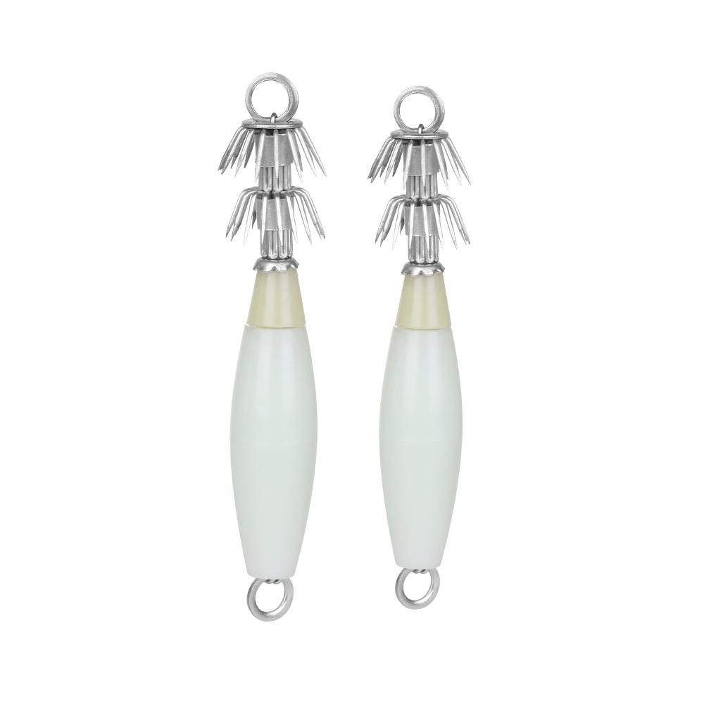1/5PCS Simulation Jigs Angling Fishing Tackle Octopus Bait Wood Shrimp Lures Squid Hook