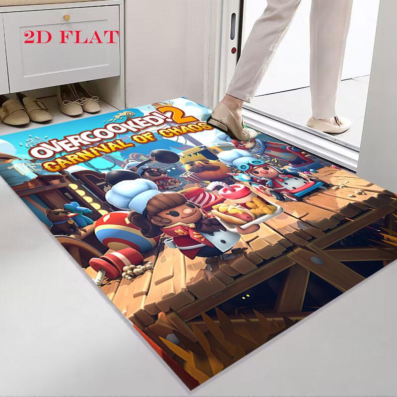Overcooked Carpet Rug for Living Room Bedroom Home Sofa Decoration,Kids play Nonslip Floor Mat