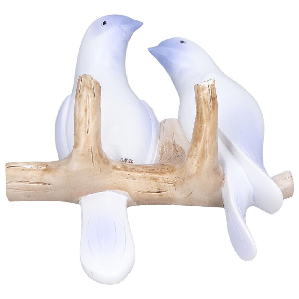 Вешалка для одежды Птицы Водонепроницаемая Настенная Смола Животный стиль Декоративные Птицы на ветке Вешалка Стойка