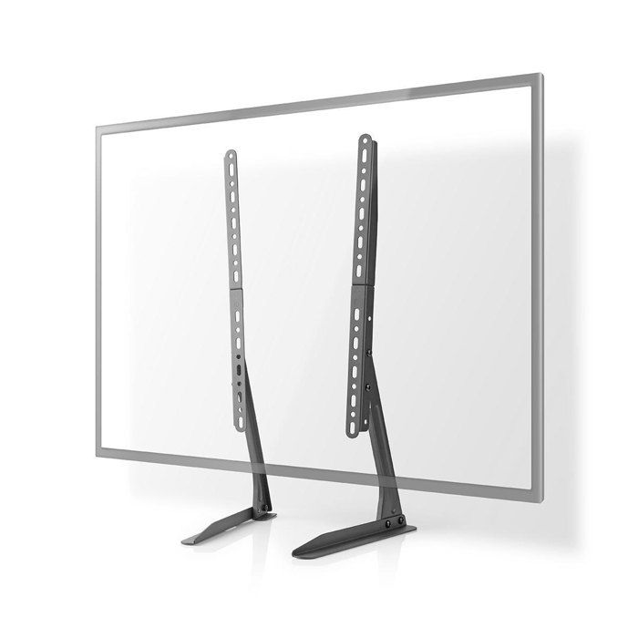 Nedis TV Stand 65" - Support de table et bureau pour téléviseur de 13 à 70" - Réglable en hauteur - Charge maximale 50 kg (