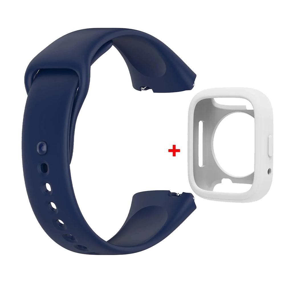 Силиконовый ремешок для Redmi Watch 3 Active/Lite браслет ремешок + защитный чехол