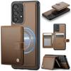 For Samsung Galaxy A53 5G Case JEEHOOD J09 RFID Blocking Card Holder Leather Back Phone Cover Magnetic Case