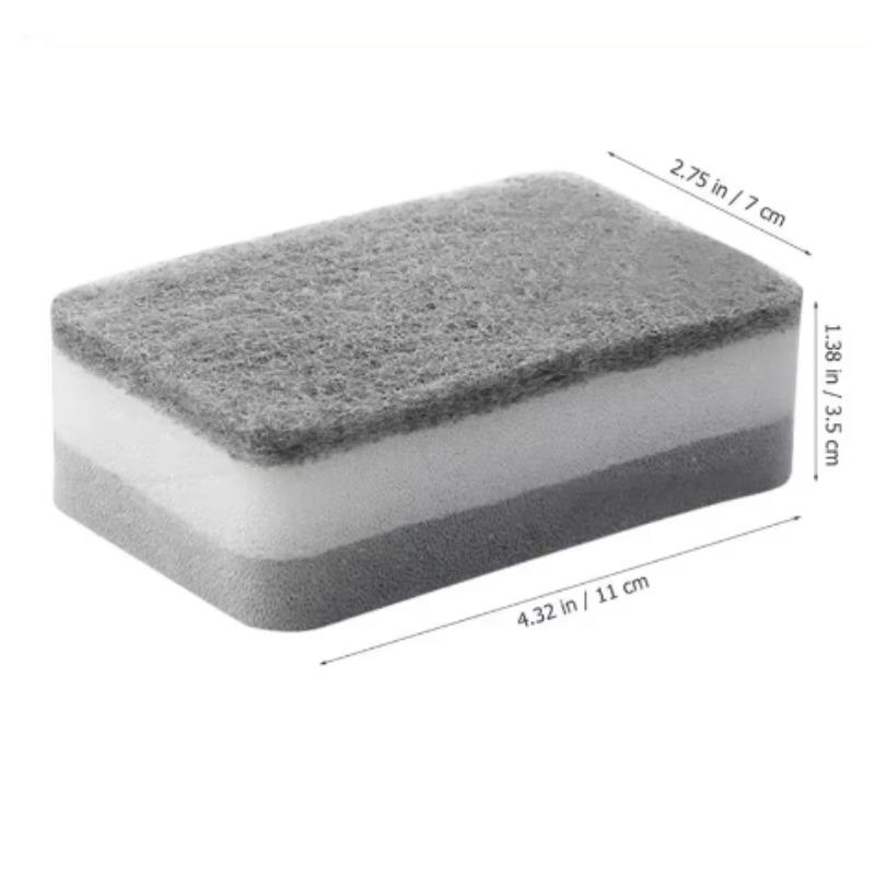 1/5/10Pcs Double Side Dishwashing Sponge Dish Washing Brush Pan Pot Dish Wash Sponges Household Cleaning Kitchen Tools