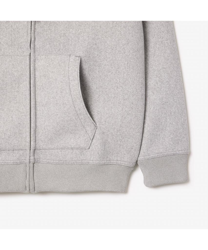 Мужская фланелевая толстовка на молнии Lacoste Sh4106-54N Cca
