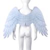 Non-Woven Fabric 3D Angel Wings Halloween Mardi Gras Theme Party Costume Cosplay Wings For Children 5-10 Years