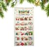 Christmas Advent Calendar 24 Pocket Fabric Wall Decor Reusable Children's Christmas Countdown Surprise Gift Hanging Bag
