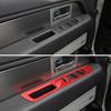 4 SET Window Lift Switch Button Panel Cover Trim For Ford F150 2009-2014 RED