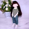 1/6 BJD Dolls Casual Wears T-shirt Doll Pants Shorts Doll Clothes Accessories Doll Jeans Trousers