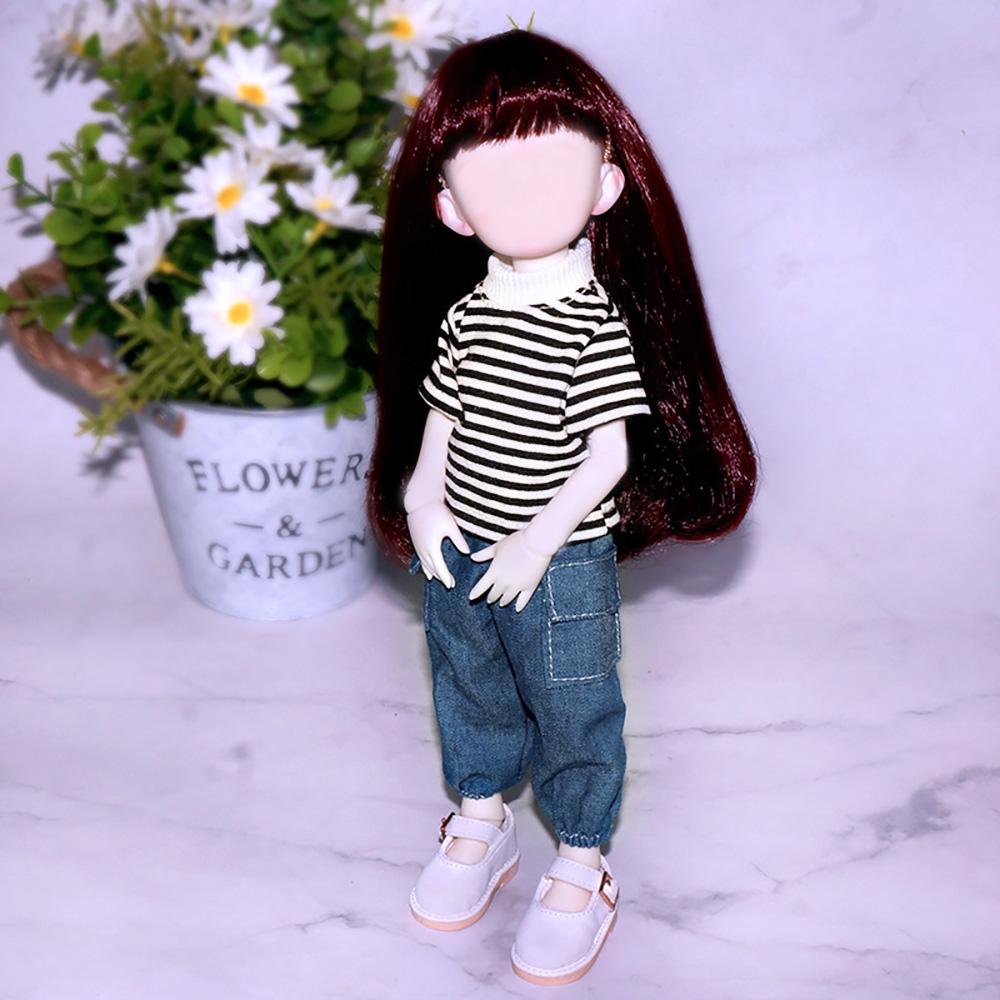 1/6 BJD Dolls Casual Wears T-shirt Doll Pants Shorts Doll Clothes Accessories Doll Jeans Trousers