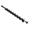 Steel Earth Auger Drill Bit Garden Post Hole Digger 60x800mm Single Blade