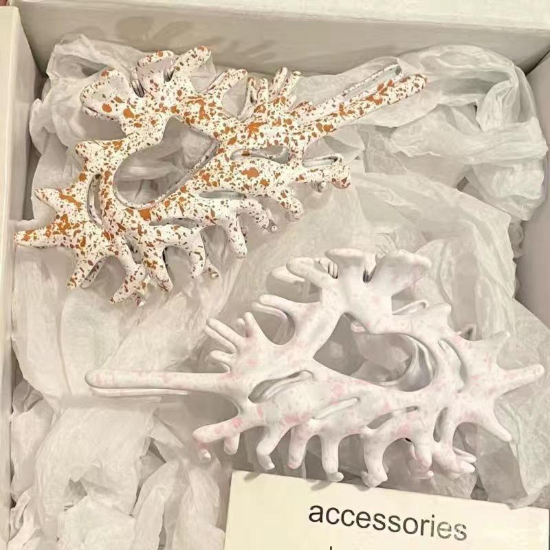 1 шт. розовые синие жидкие металлические ракушки для волос, когти для женщин и девочек, головной убор