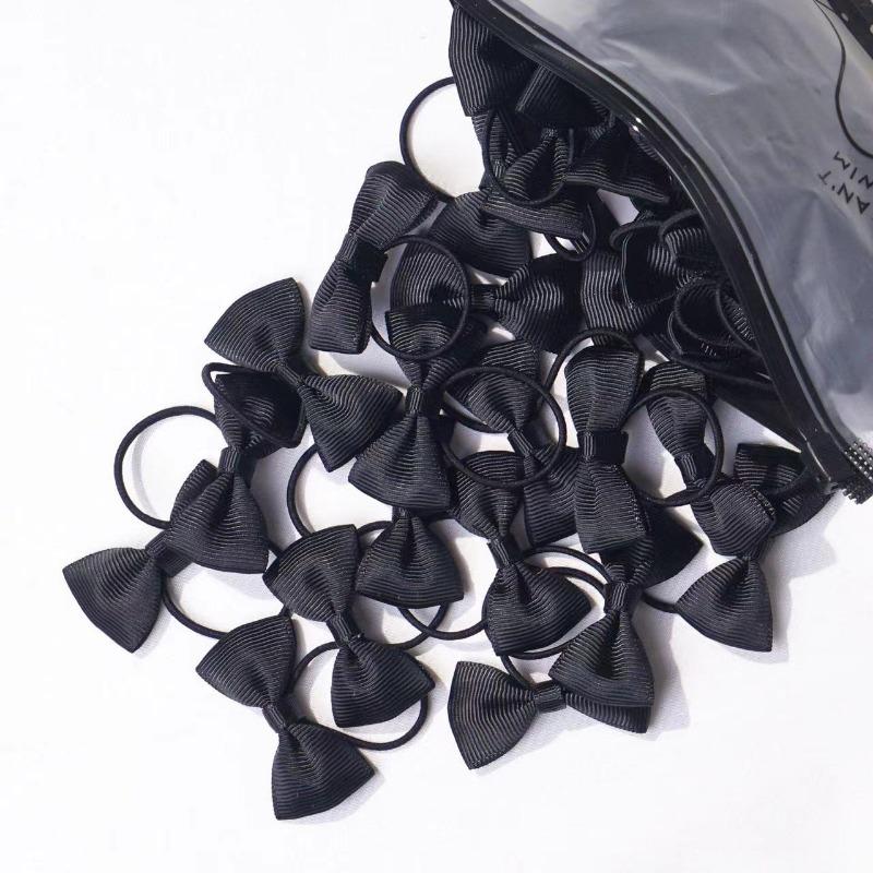 2-дюймовые банты для волос для девочек, эластичные резинки, бант из ленты Grosgrain с резинкой, держатели для хвостиков, аксессуары для волос