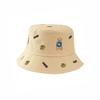 Little Bear Fisherman Hat Bear Print Sunshade Bucket Hat Leisure Flat Top Cap  Men