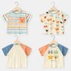 Baby Clothes Casual Short-sleeved T-shirts Summer Clothes Boys Girls Baby Children Children Summer Half-sleeved Tops