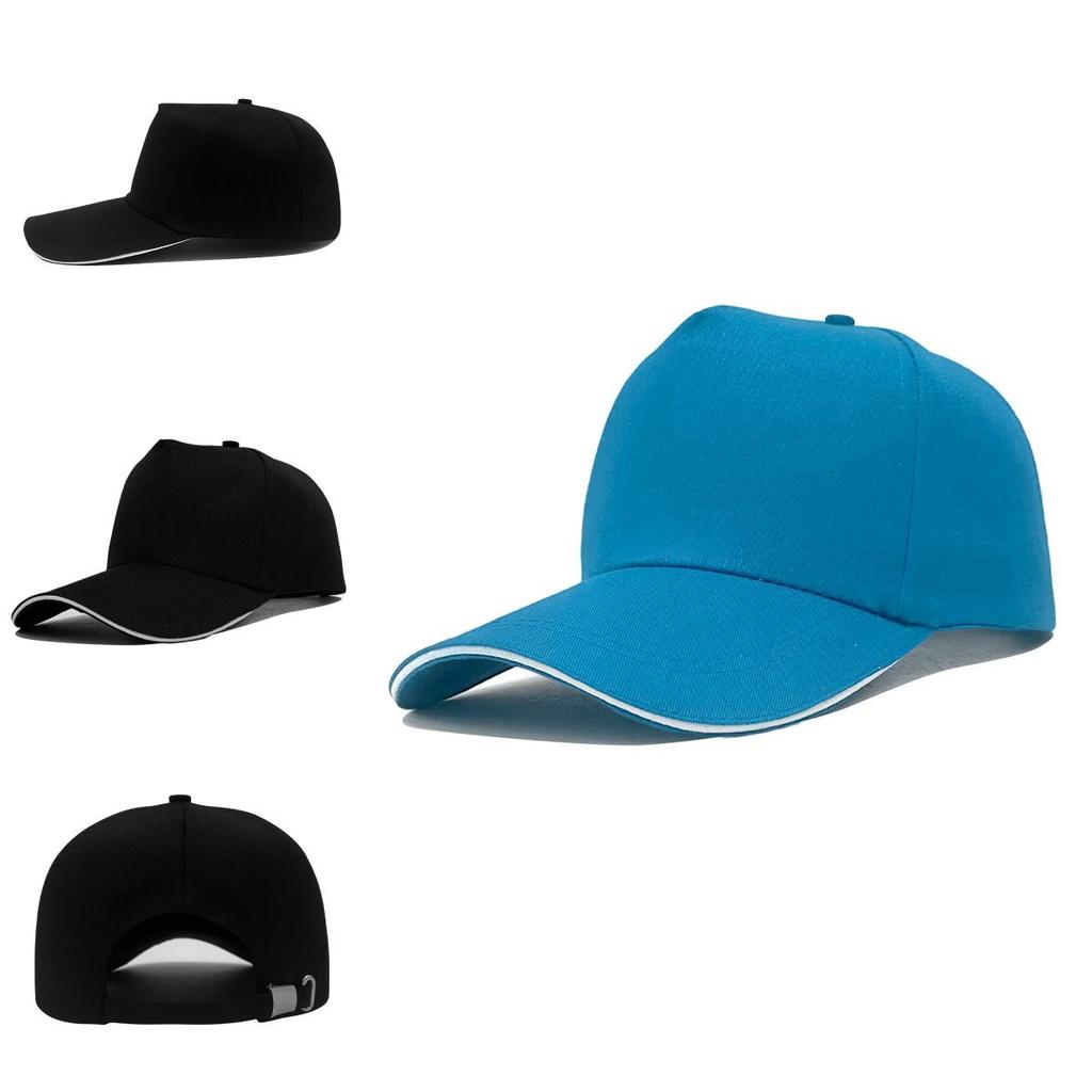 Men Women Cotton Cap With Curved Brim For Sun Protection And Breathability In Outdoor Sports