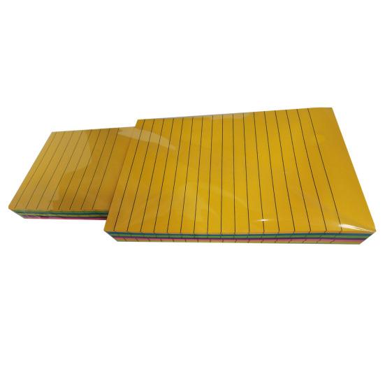 Эстетический липкий блокнот из 6 шт. с линиями для повышения производительности. Широко используемый портативный нейтральный блокнот в стиле бохо.