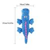 Cute Cartoon Crocodile Plush Dog Toy - Squeaky Bite-Resistant Chew Molar Toy for Puppies Small Medium Dogs,