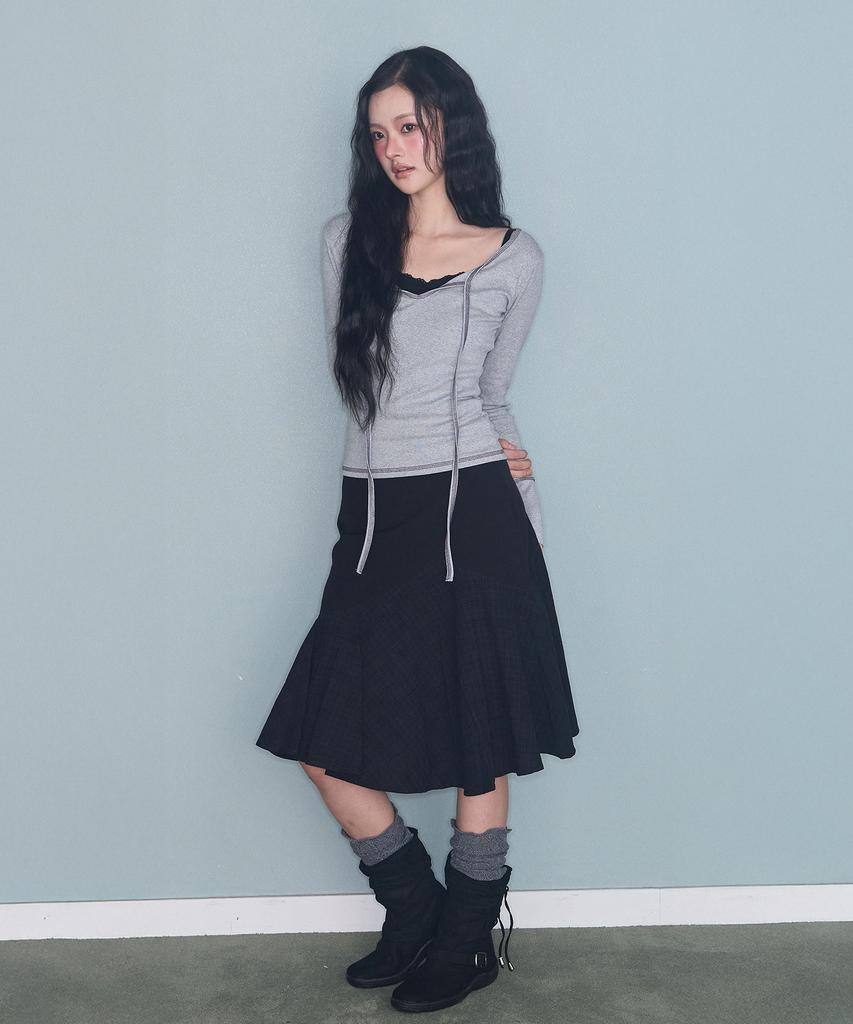 Лента Mileko Stitch T Серая