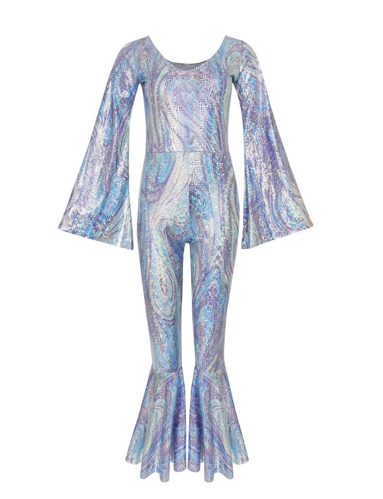 Halloween Hippie Disco Sequin Dress for Women