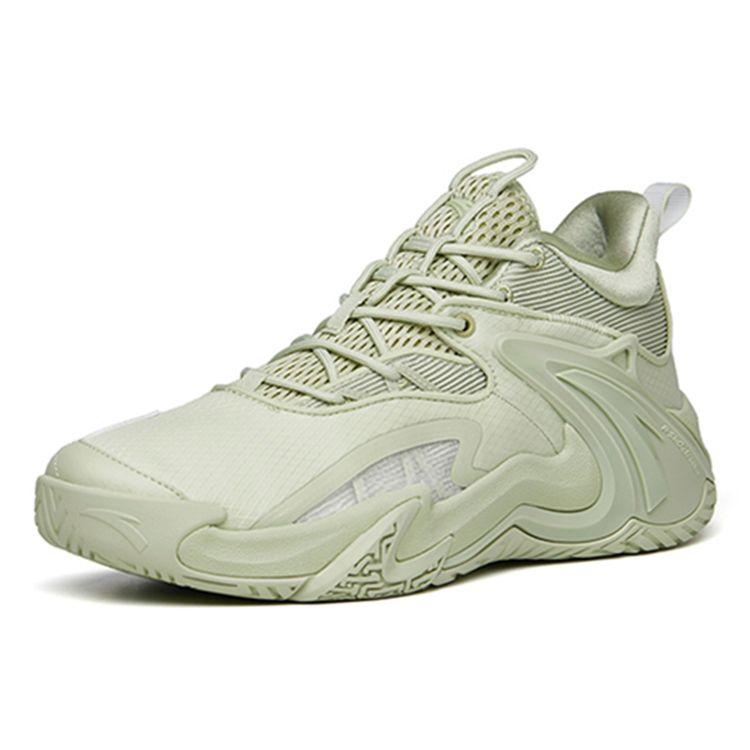 Anta Air 3 амортизирующие нескользящие износостойкие низкие баскетбольные кроссовки мужские кроссовки зеленые 112211608-5