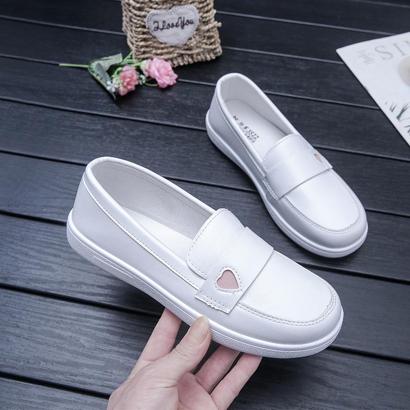 Fashion 2024 New Summer White Nurse Shoes Women Soft Sole Fashion Comfortable Casual Comfortable Non-slip Flat Sports Walking Shoes