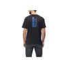 Emporio Armani EA7 Футболка с круглым вырезом и принтом букв, короткий рукав, мужская, черная 6RPT01PJNVZ1200
