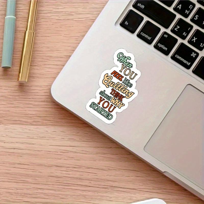 Inspirational Text Sticker | Durable for Laptop, Car, Luggage, Skateboard & More - Perfect for Teens, Adults, Creative Decor & Gifting