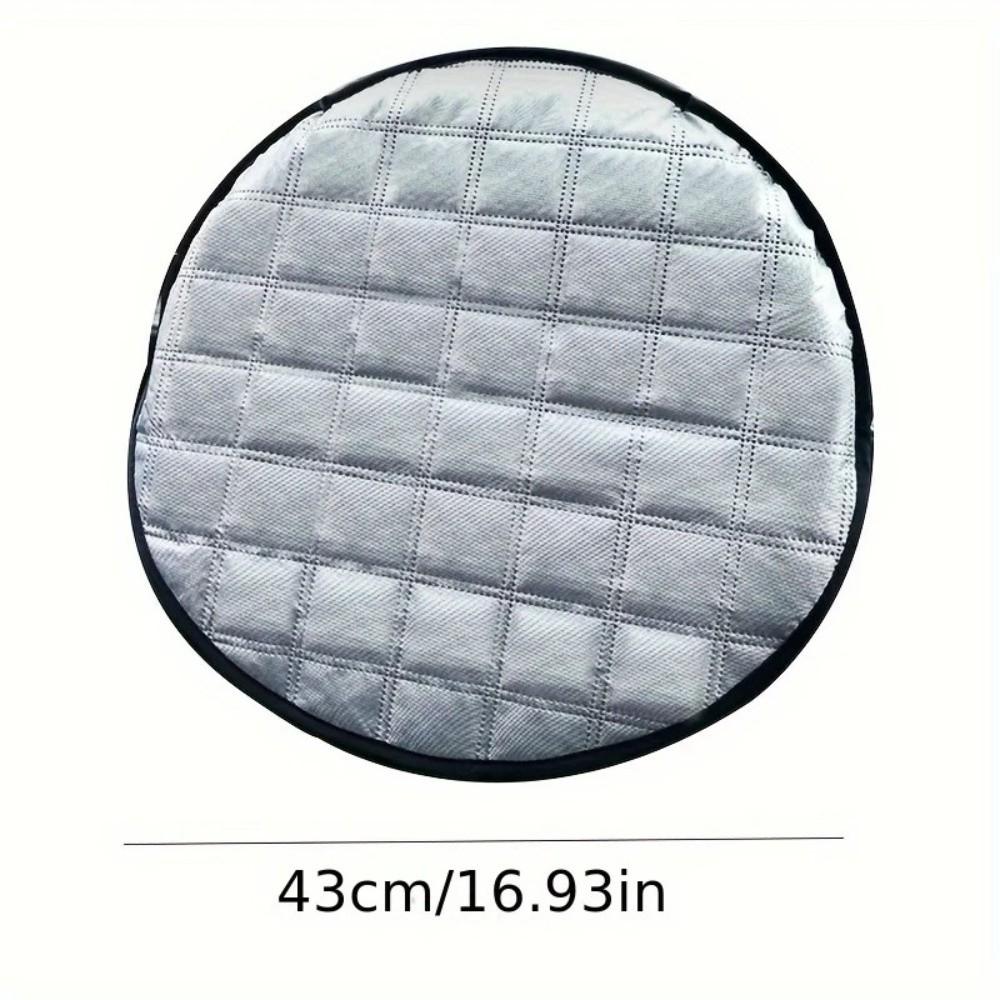 Heat-Resistant Car Steering Wheel Sunshade Cover Aluminum Foil Steering Wheel Cover Summer Use