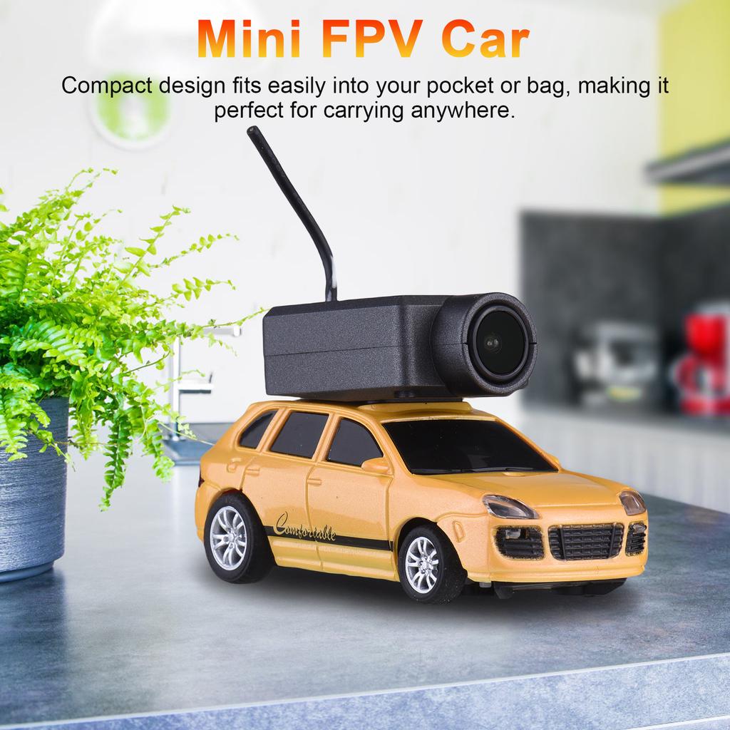 Remote Control Car with 720P HD WiFi Camera, Gyro, Ambient Lights, and VR Mode, Mini APP Controlled Toy for Boys Girls