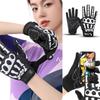 1 Pair Skeleton Design Cycling Gloves Breathable Touchscreen Gloves  Cycling Sports